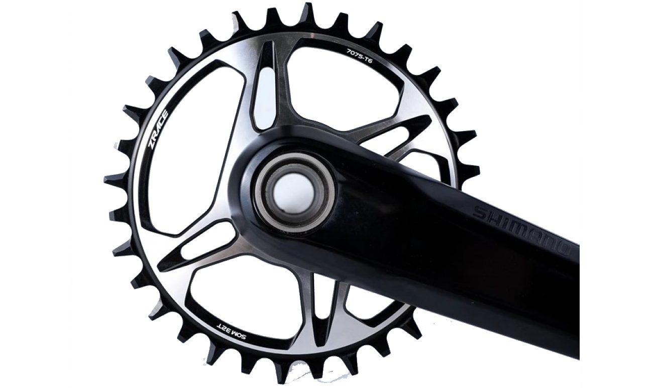 Звезда для шатуна ZRACE 7075 34Т круг черный