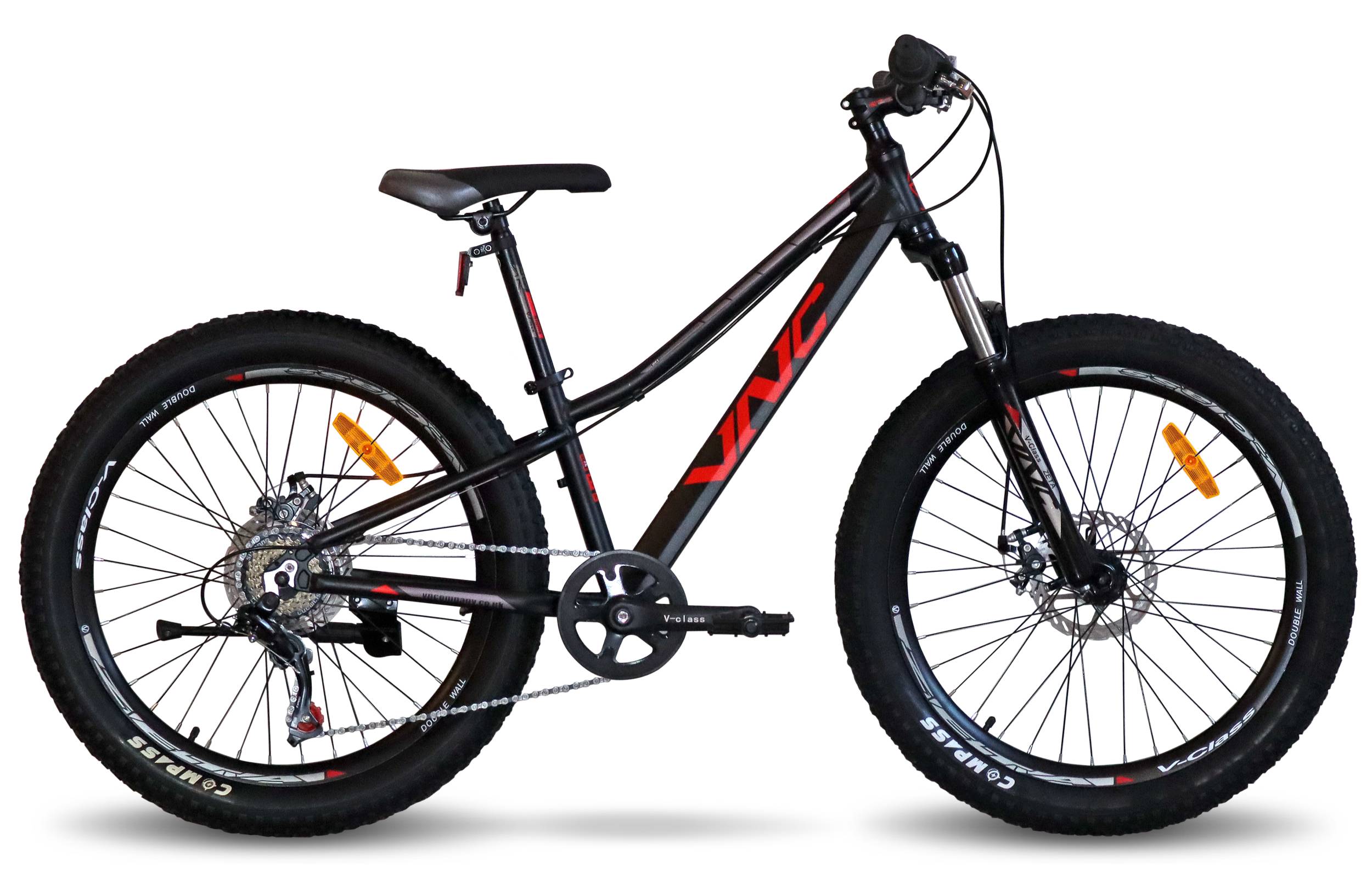 Фотография Велосипед VNC Blaster A3 FS 24" размер XXS рама 12 2023 Черно-красный