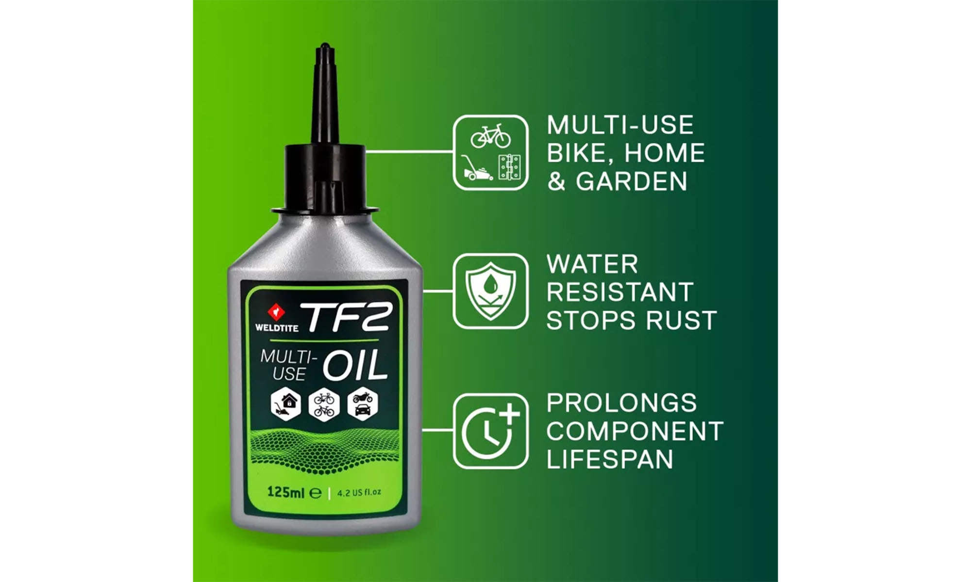 Смазка многоцелевая Weldtite 03001 TF2 Multi-Use Oil, 125мл 2