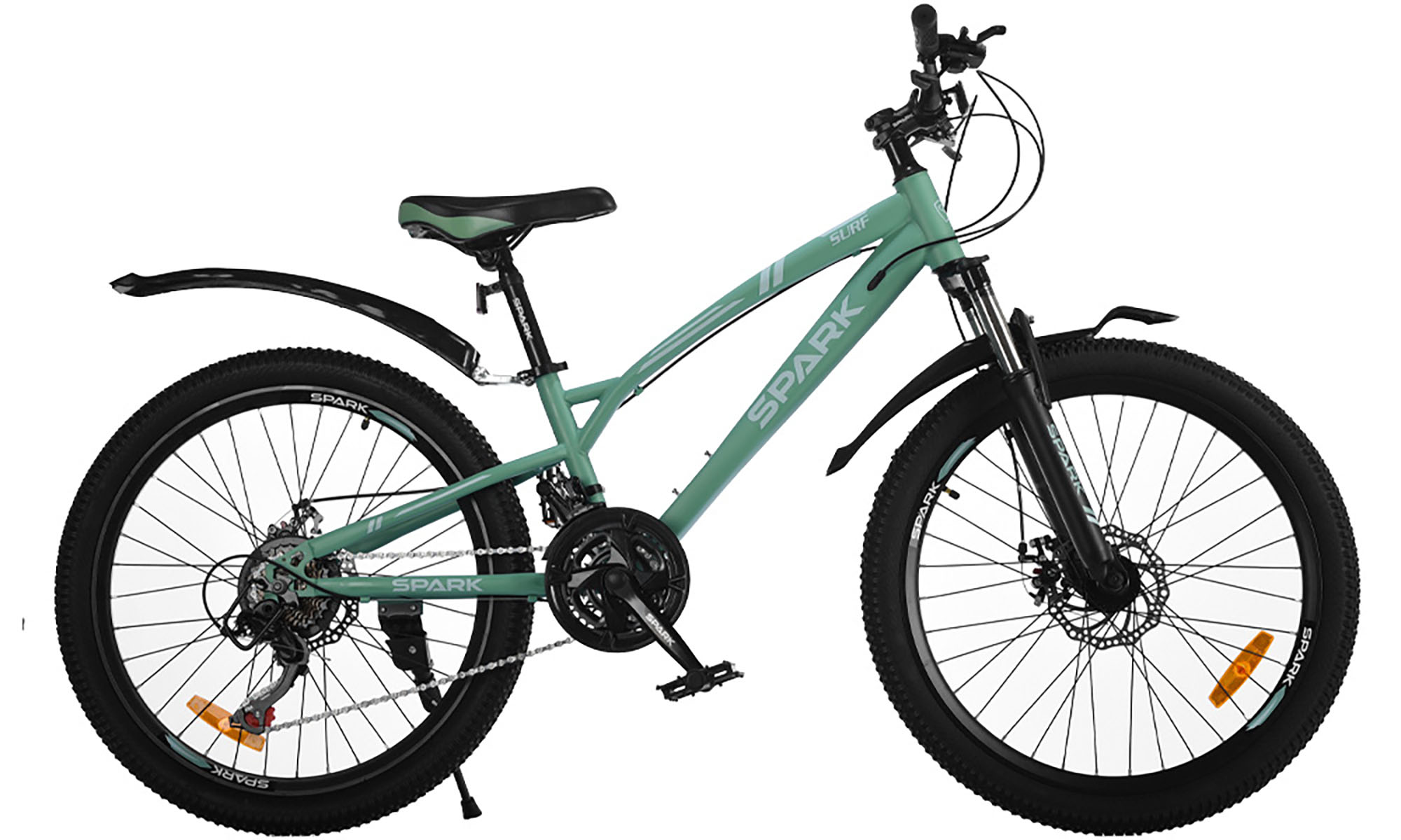 Велосипед SPARK SURF 24", размер XXS, рама 12", год 2026, мятный 