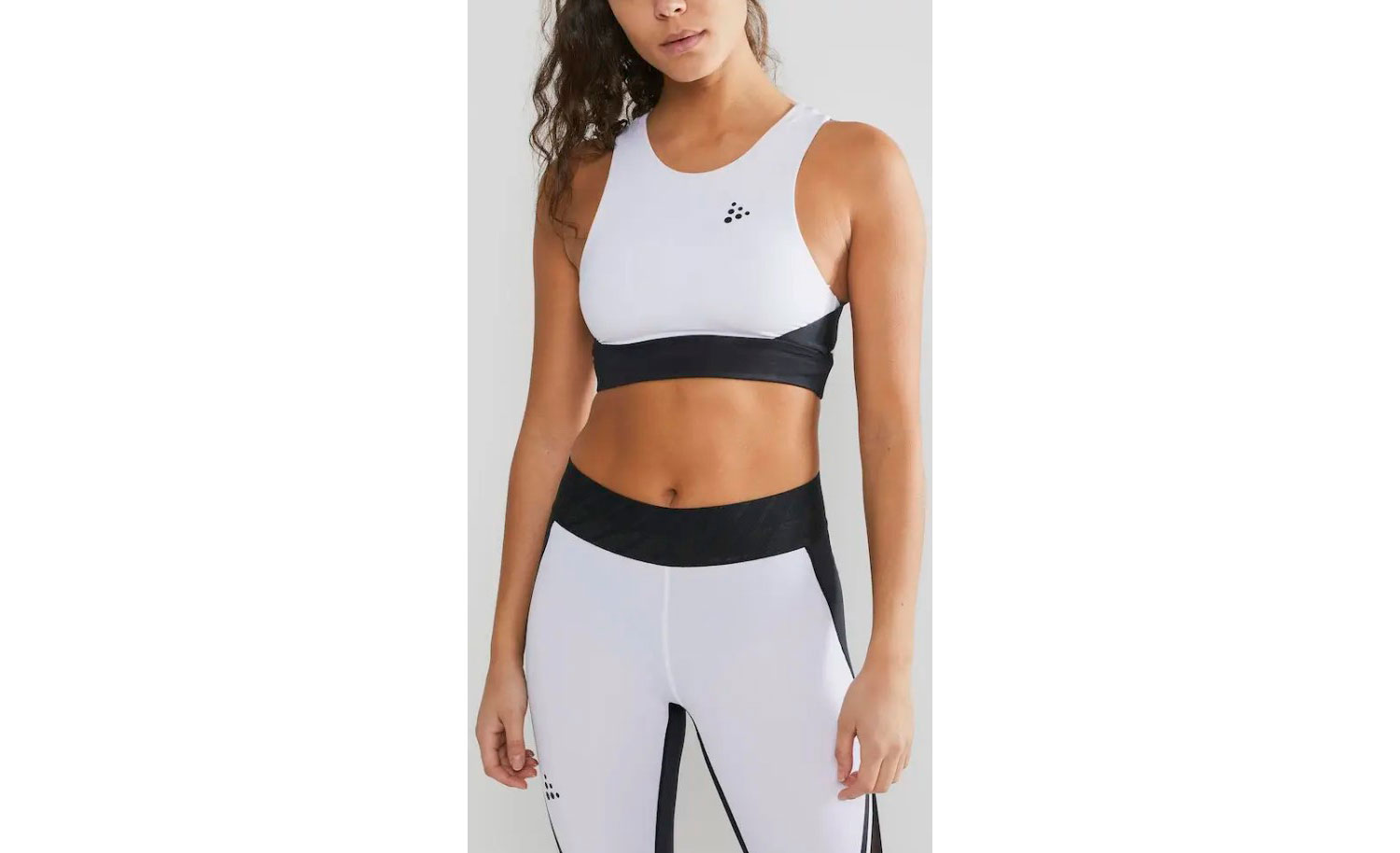 Женский топ Craft UNTMD Cropped Singlet размер XS, сезон AW 19, белый 2