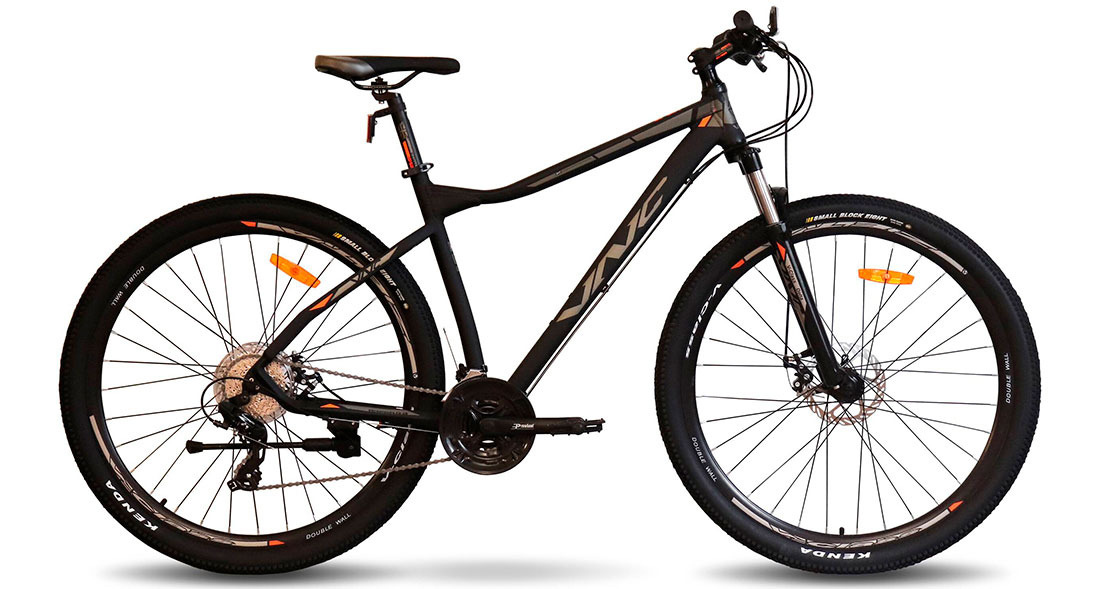 Велосипед VNC MontRider A4 27,5" размер S 2023 Черно-оранжевый