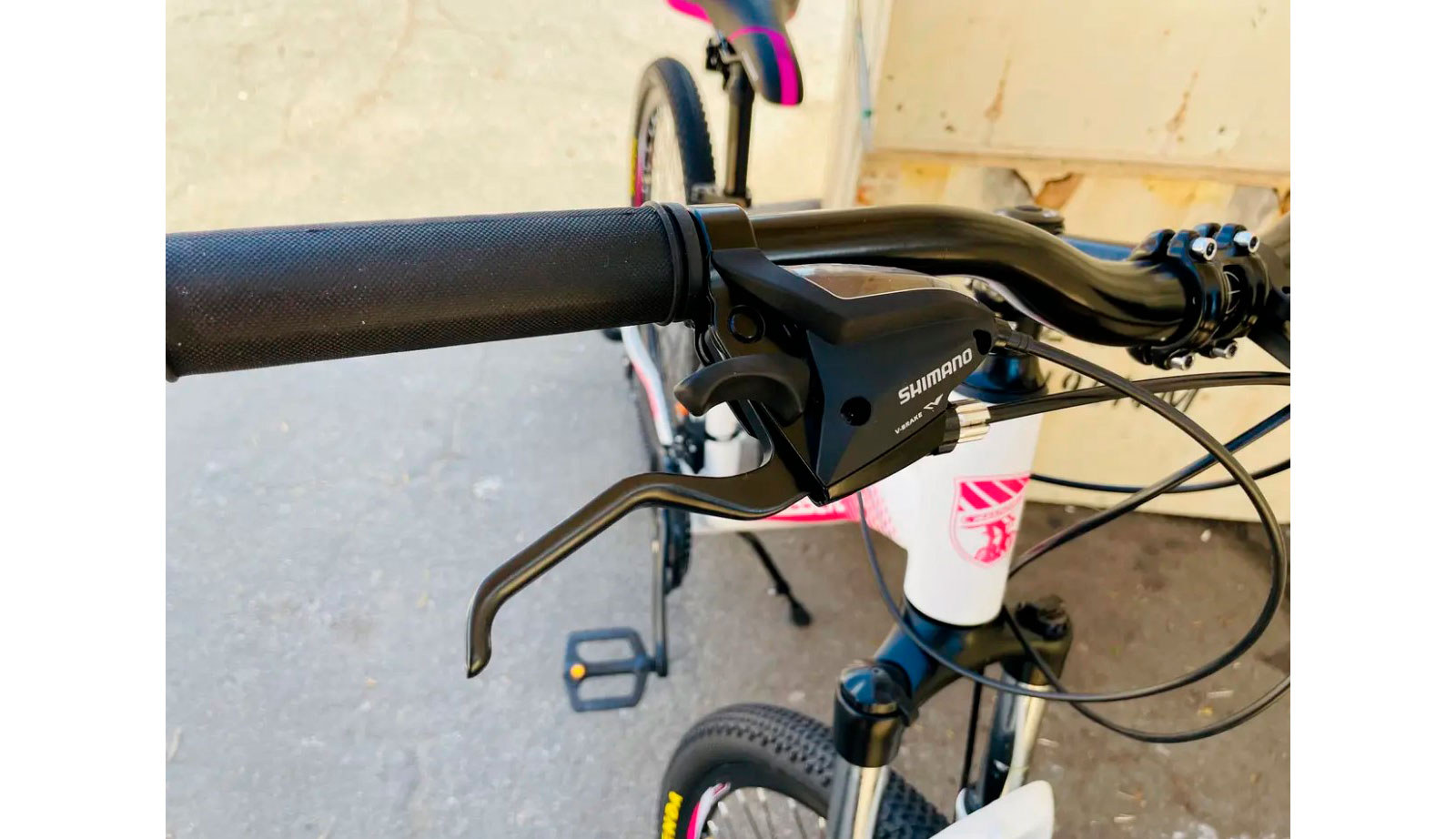 Фотография Велосипед Crosser Sweet 24" размер XXS рама 14 2021 Бело-розовый 6