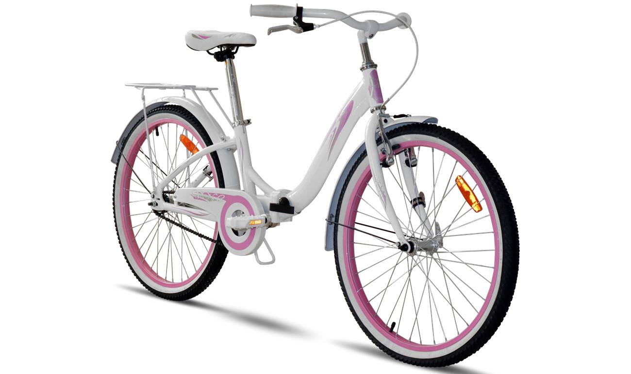 Велосипед складной VNC Angely AC 24" размер XXS рама 11 2023 Белый 3