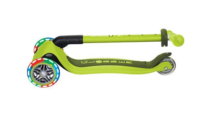 Самокат GLOBBER PRIMO FOLDABLE LIGHTS, зелений, колеса з підсвічуванням, 3+ 8 Самокат GLOBBER PRIMO FOLDABLE LIGHTS, зелений, колеса з підсвічуванням, 3+ 8