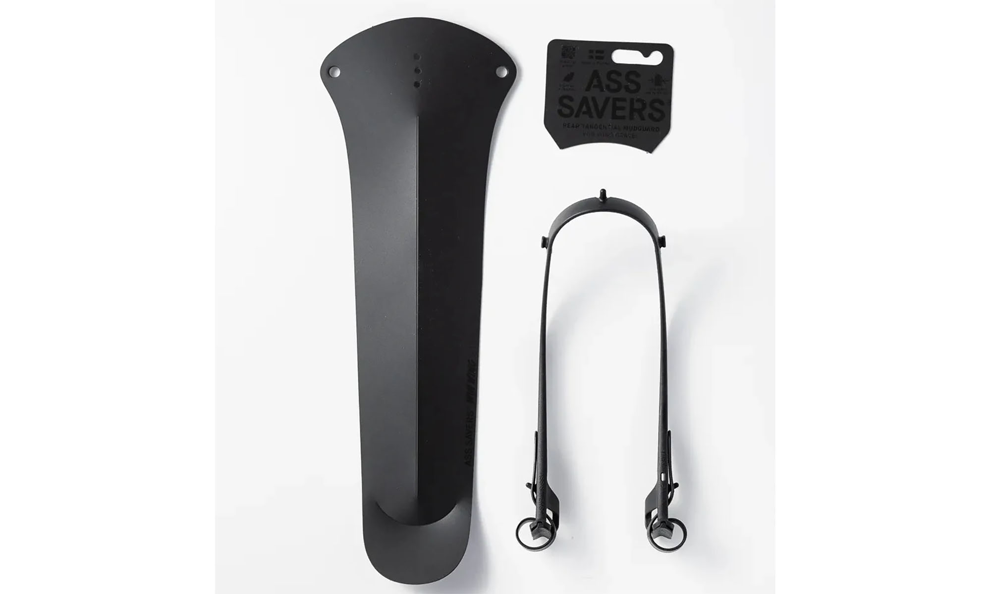 Крило заднє ASS SAVERS, Win Wing Gravel 2, темно-сіре 5