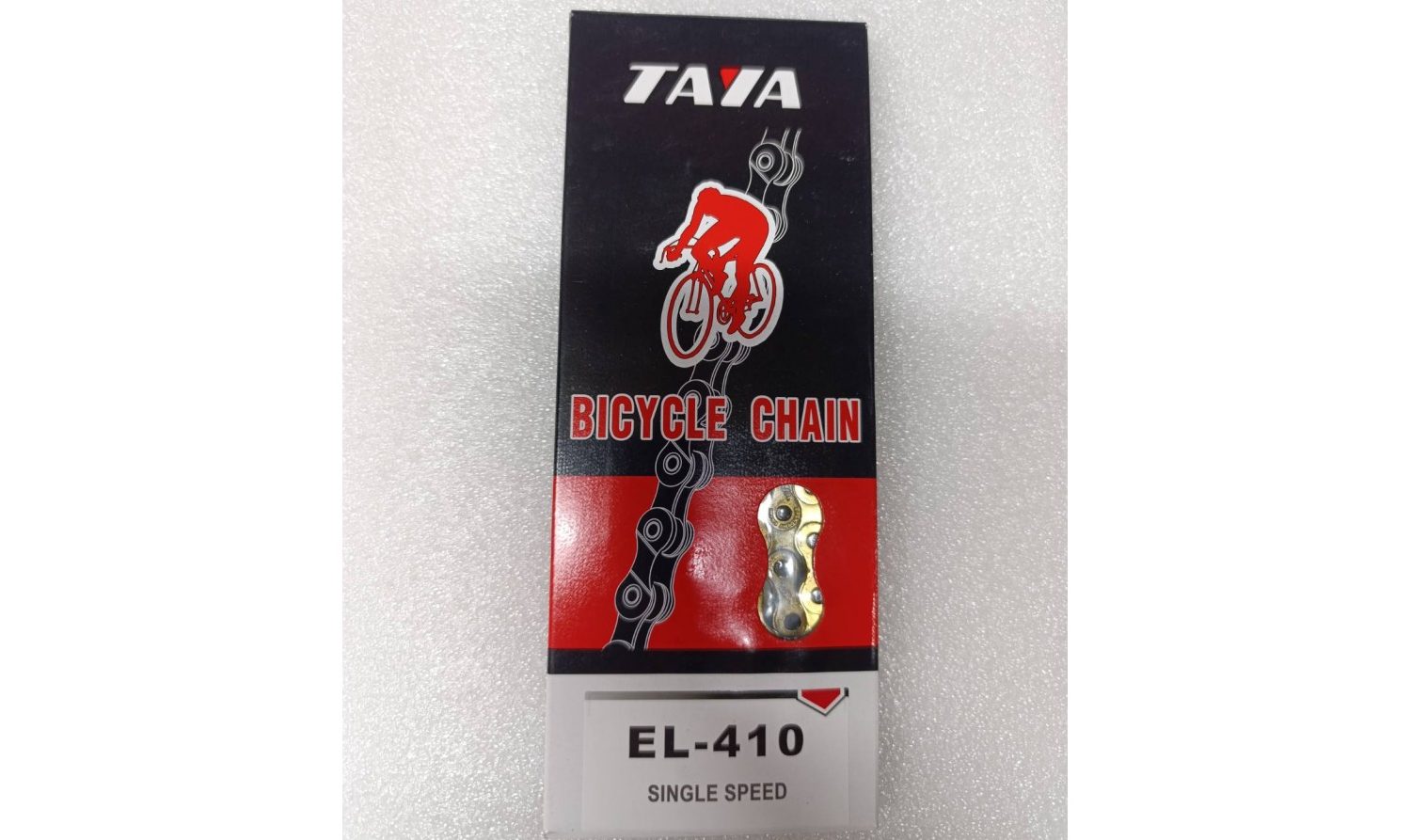 Цепь Taya EL-410 1 шв 1/2"X1/8", 112L, золотистая 2