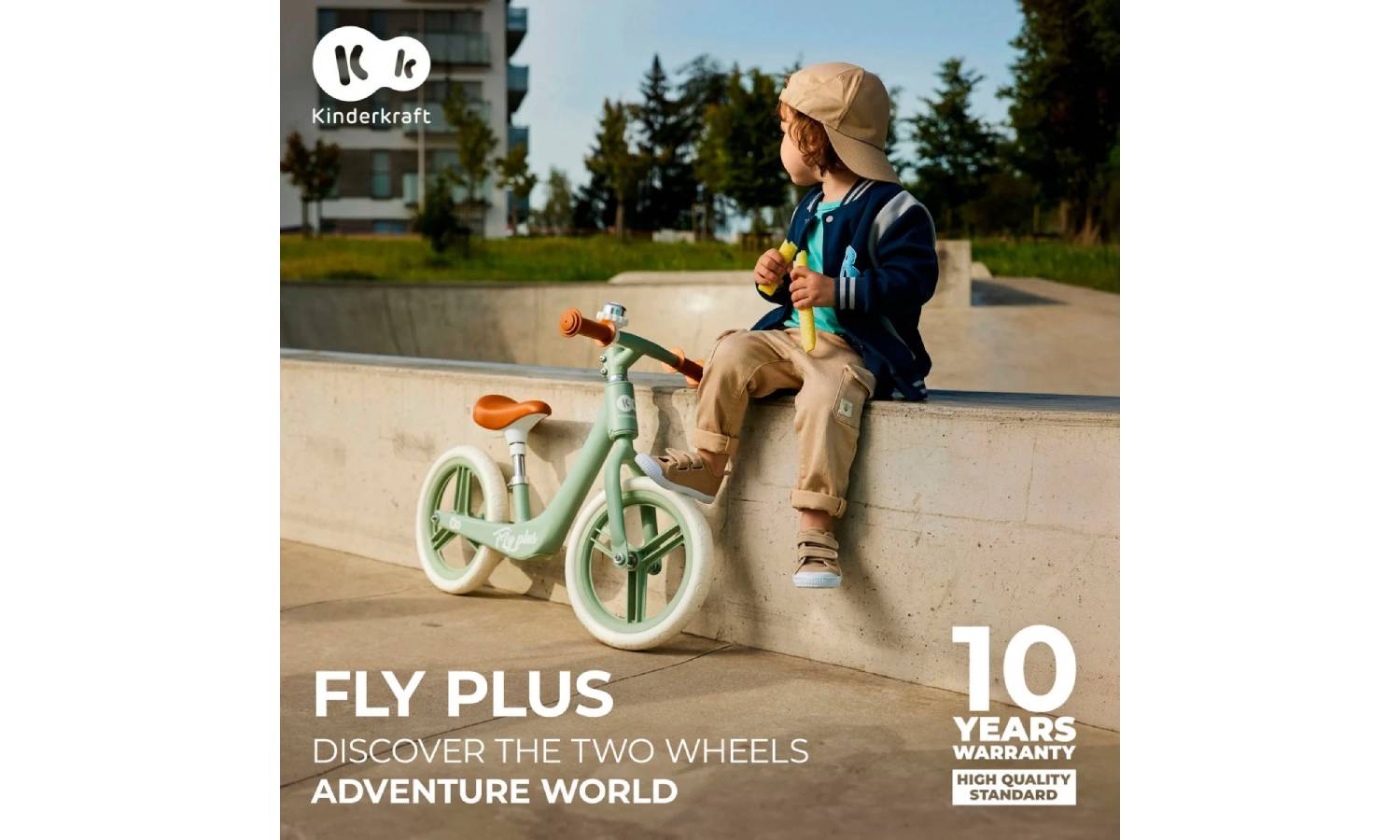 Фотография Беговел Kinderkraft Fly Plus Mint 2