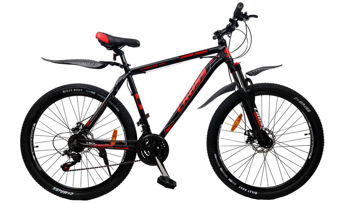 Фотография Велосипед Cross Hunter 29" размер L рама 20 2022 Черный-Красный