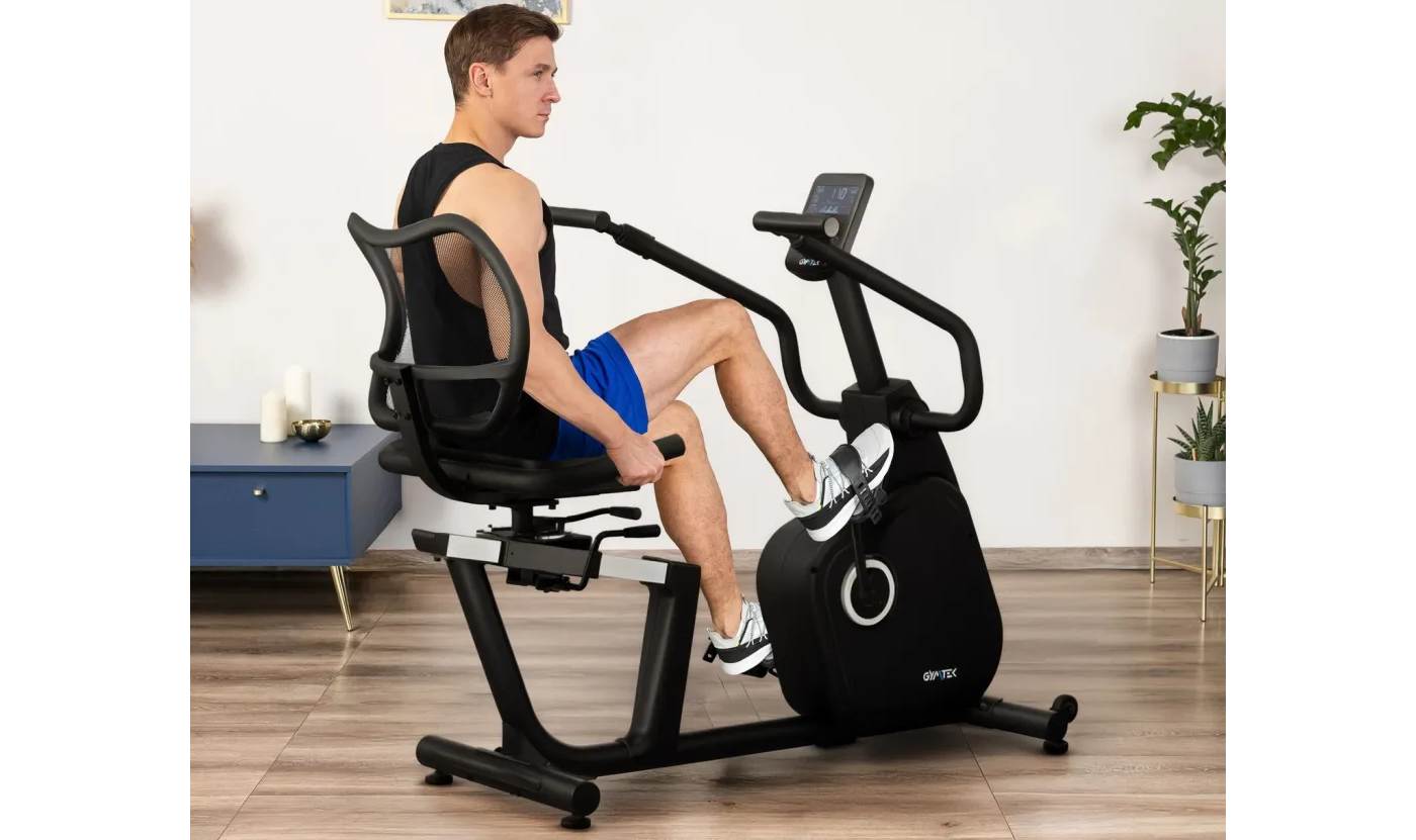 Горизонтальний велотренажер Gymtek XBR8000 електромагнітний 16
