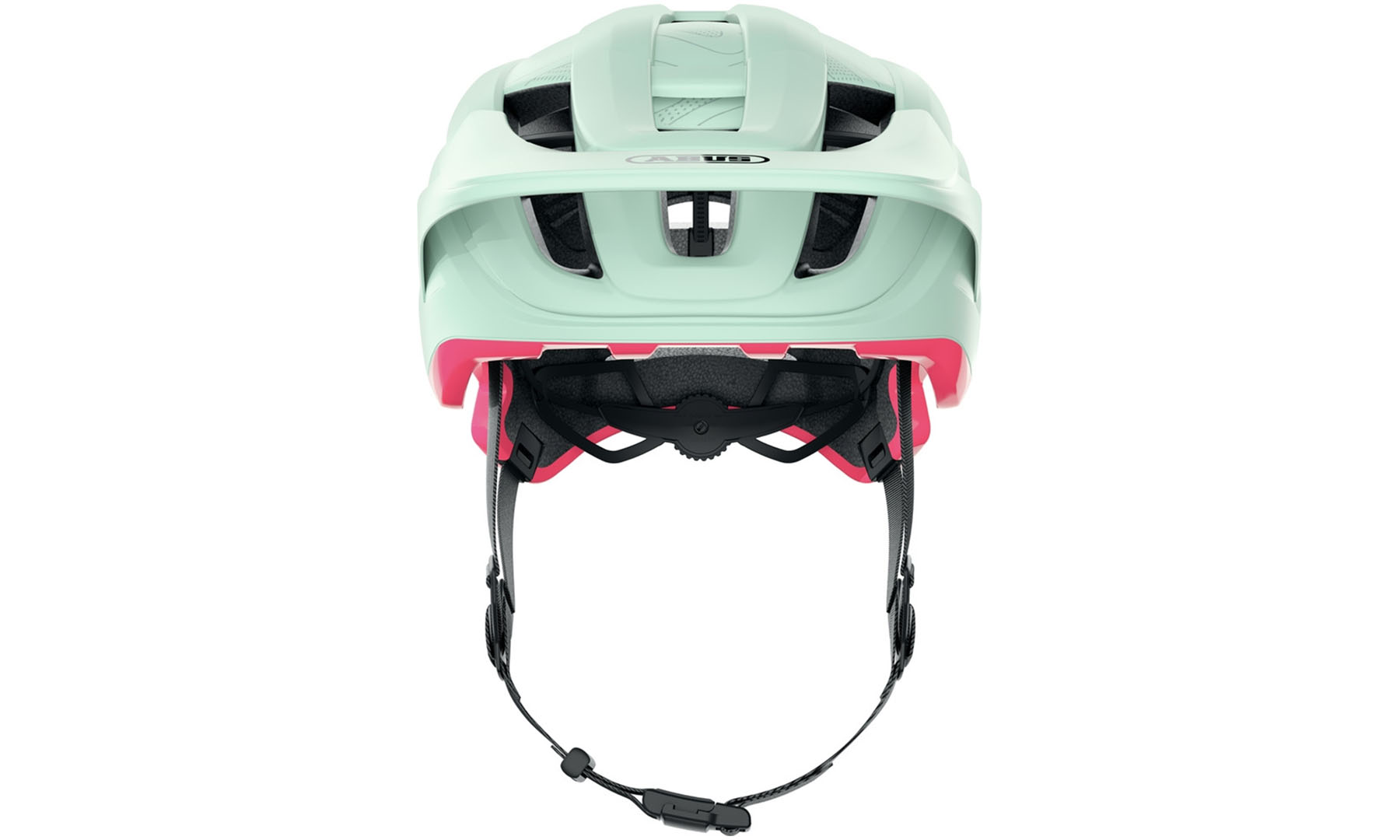 Велошлем спортивный ABUS CLIFFHANGER Iced Mint, размер M (54-58 см), зелено-красный 4