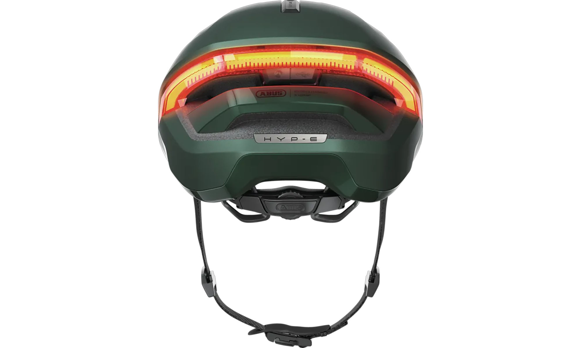 Велошлем ABUS HYP-E jungle green, размер M (54-58 см), зеленый 3 Велошлем ABUS HYP-E jungle green, размер M (54-58 см), зеленый 3