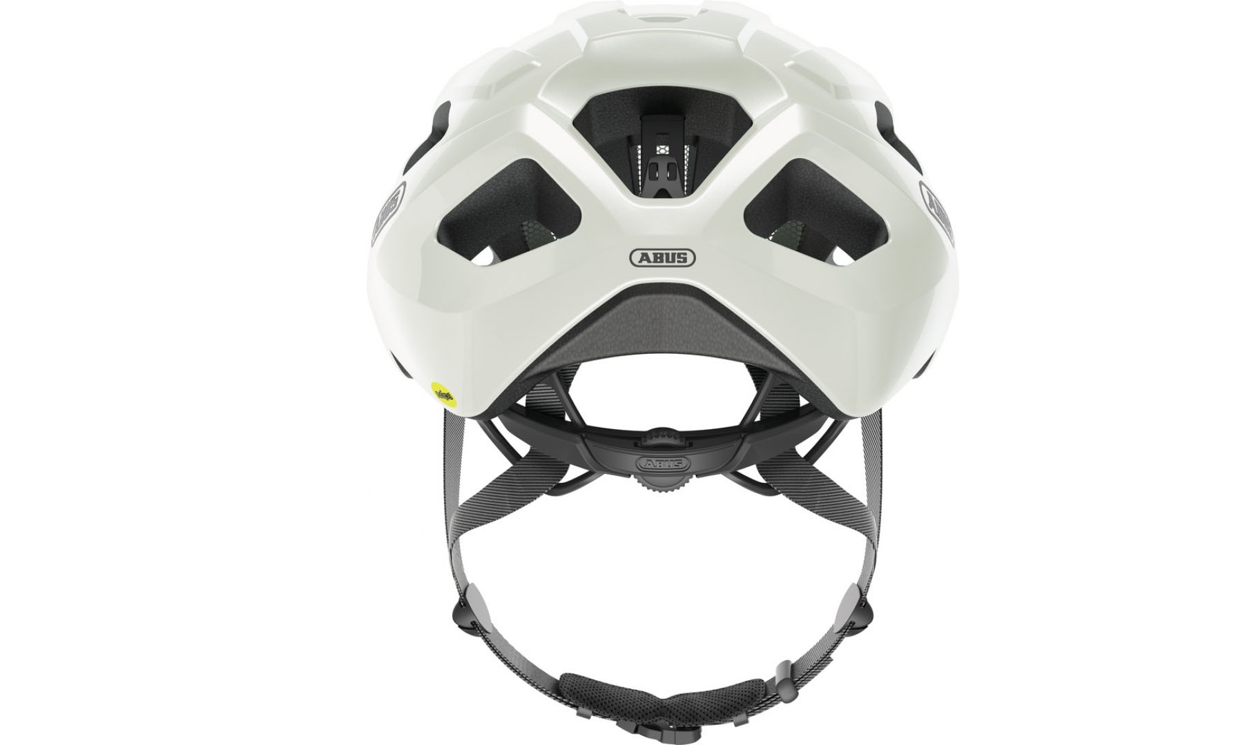 Фотография Велошлем спортивный ABUS MACATOR Pearl White, размер M (52-58 см), жемчужно-белый 2
