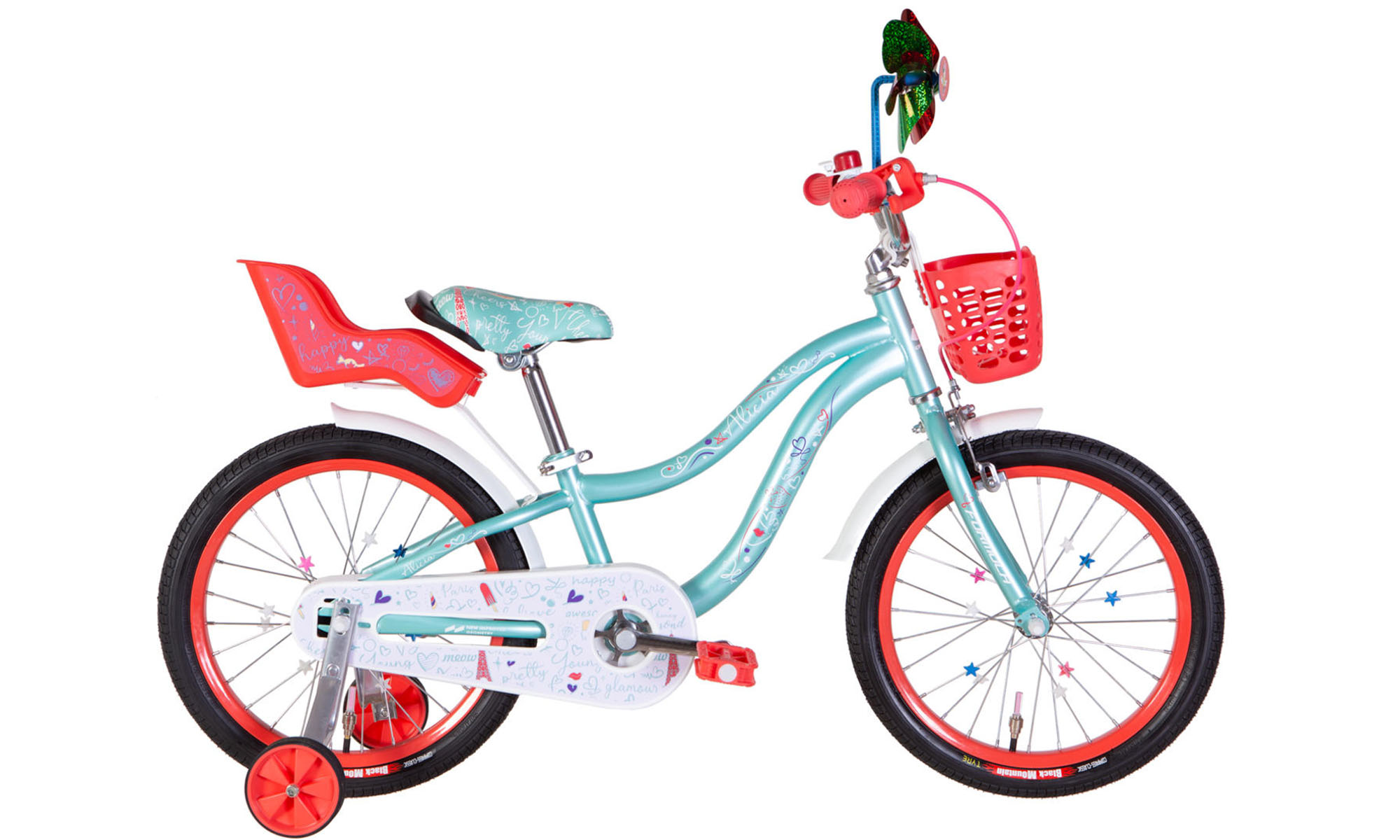 Велосипед Formula Kid ALICIA BH 18", размер XXS, рама-9", год 2026, бирюзовый 