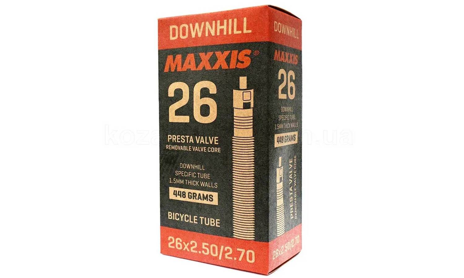Камера MAXXIS DOWNHILL 26X2.5/2.7 Ниппель - Schrader 48мм  1.5mm 