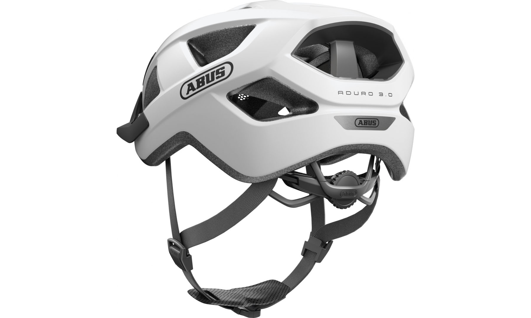 Велошлем ABUS ADURO 3.0 polar white размер L (58-62 см), белый 6