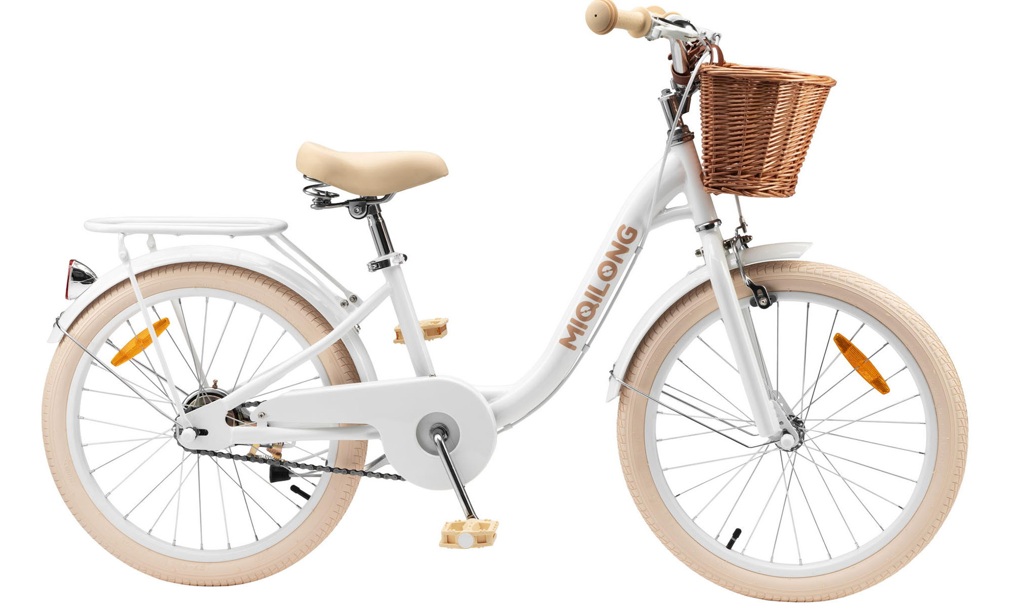Детский велосипед Miqilong LS 20", One size, 2025, белый 6