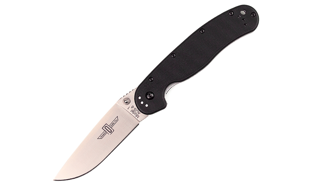 Фотография Складной нож Ontario RAT-1 SP черный
