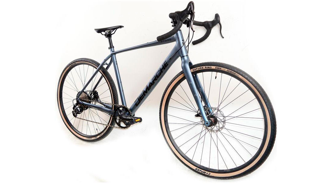 Фотографія Велосипед DeMARCHE Gravel Stone 1x11 28" розмір S 2022 Сірий 2