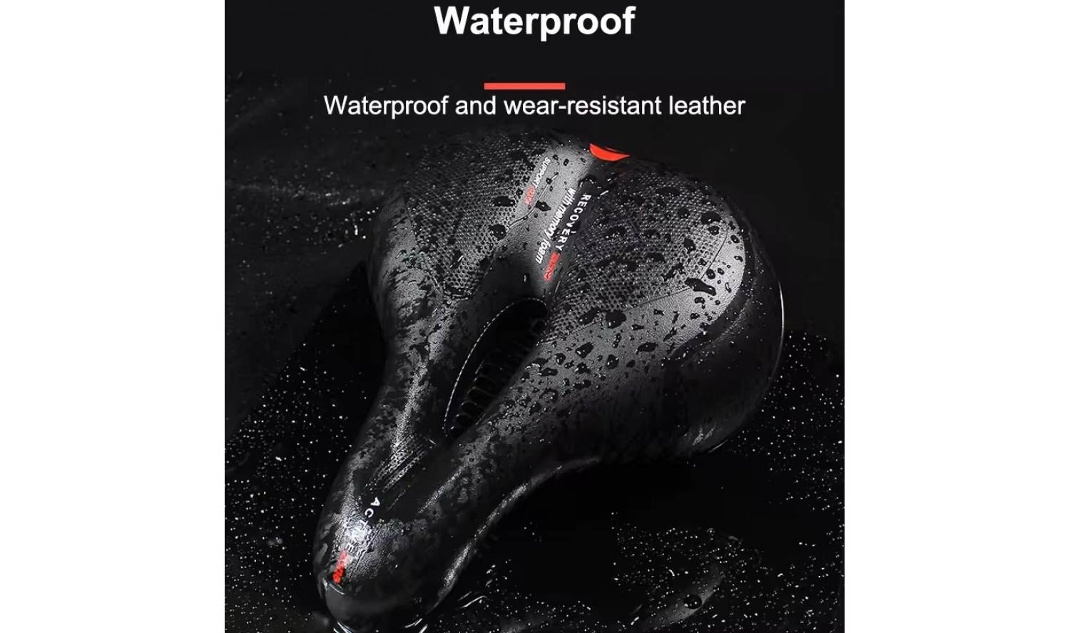 Седло K.SAN HZ-003 Comfort, черный с желтым 3