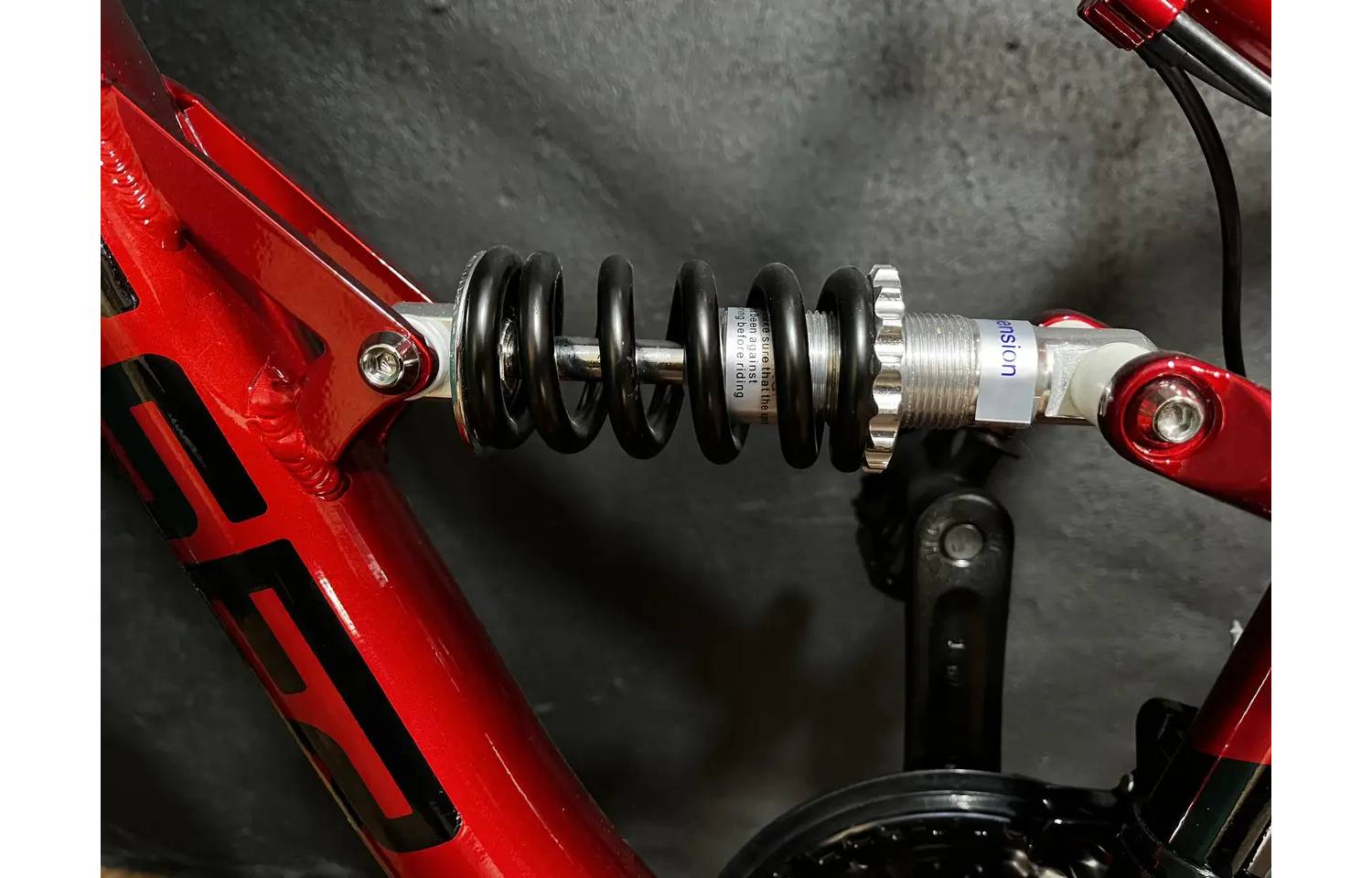 Велосипед Crosser Warrior 26" размер S рама 15,5" 2024 Красный 5