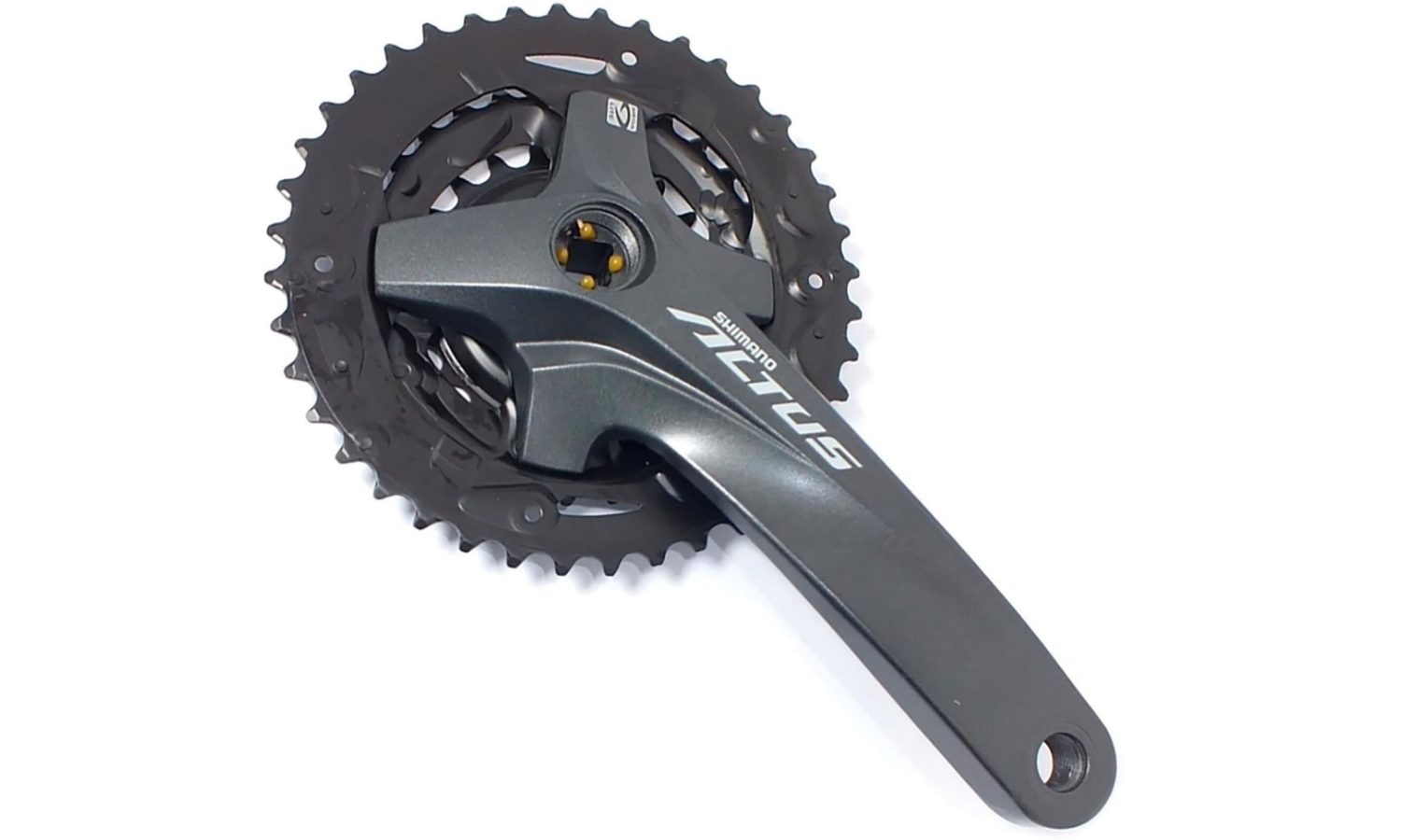 Шатуны Shimano Altus FC-M2000 40-30-22Т 9шв. черный 2 Шатуны Shimano Altus FC-M2000 40-30-22Т 9шв. черный 2