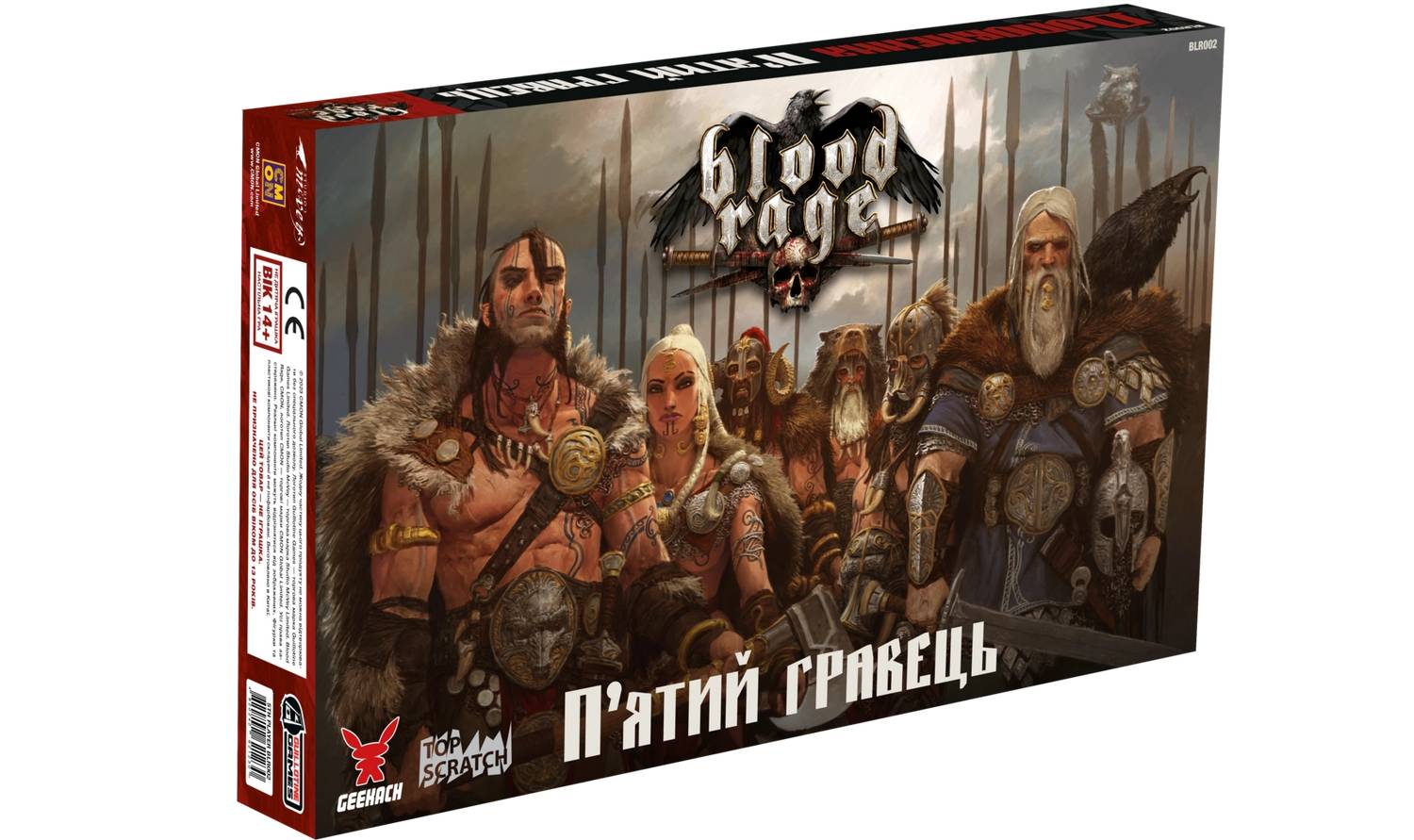 Фотография Настольная игра Ярость крови. Пятый игрок (Blood Rage: 5th Player Expansion) дополнение