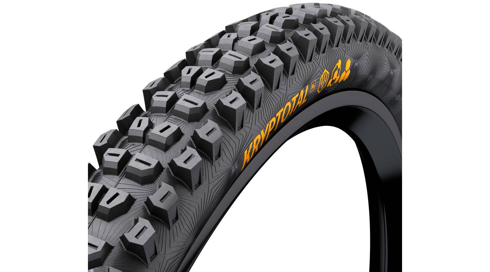 Фотографія Покришка безкамерна Continental Kryptotal-R Trail Endurance 29 x 2.40 складана шкіра, Чорна 2