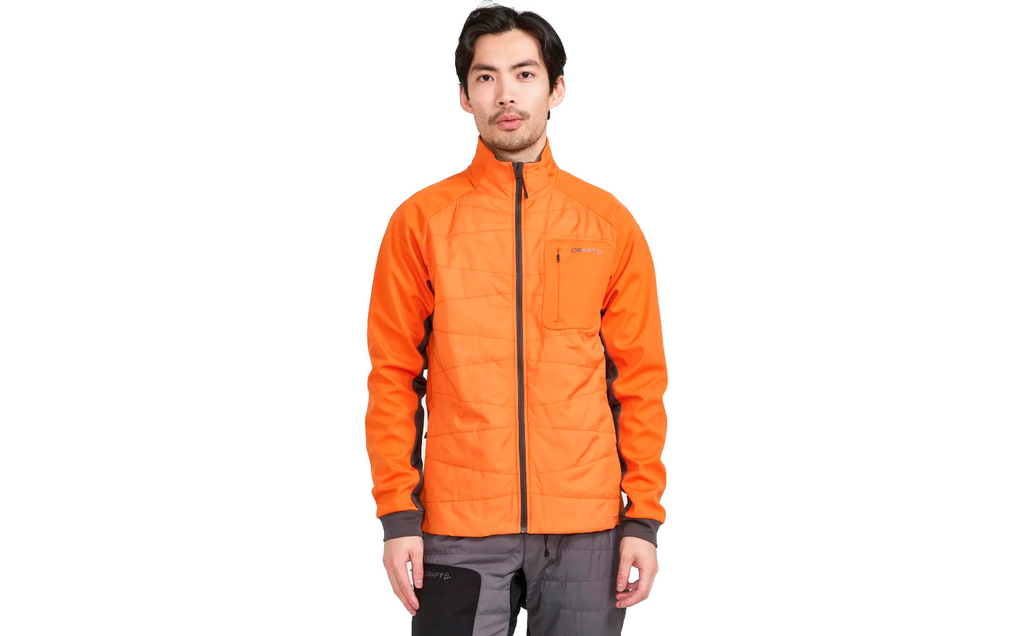Фотографія Куртка Craft CORE NORDIC TRAINING INSULATE чоловіча, розмір L, сезон AW 22, оранжевий 4