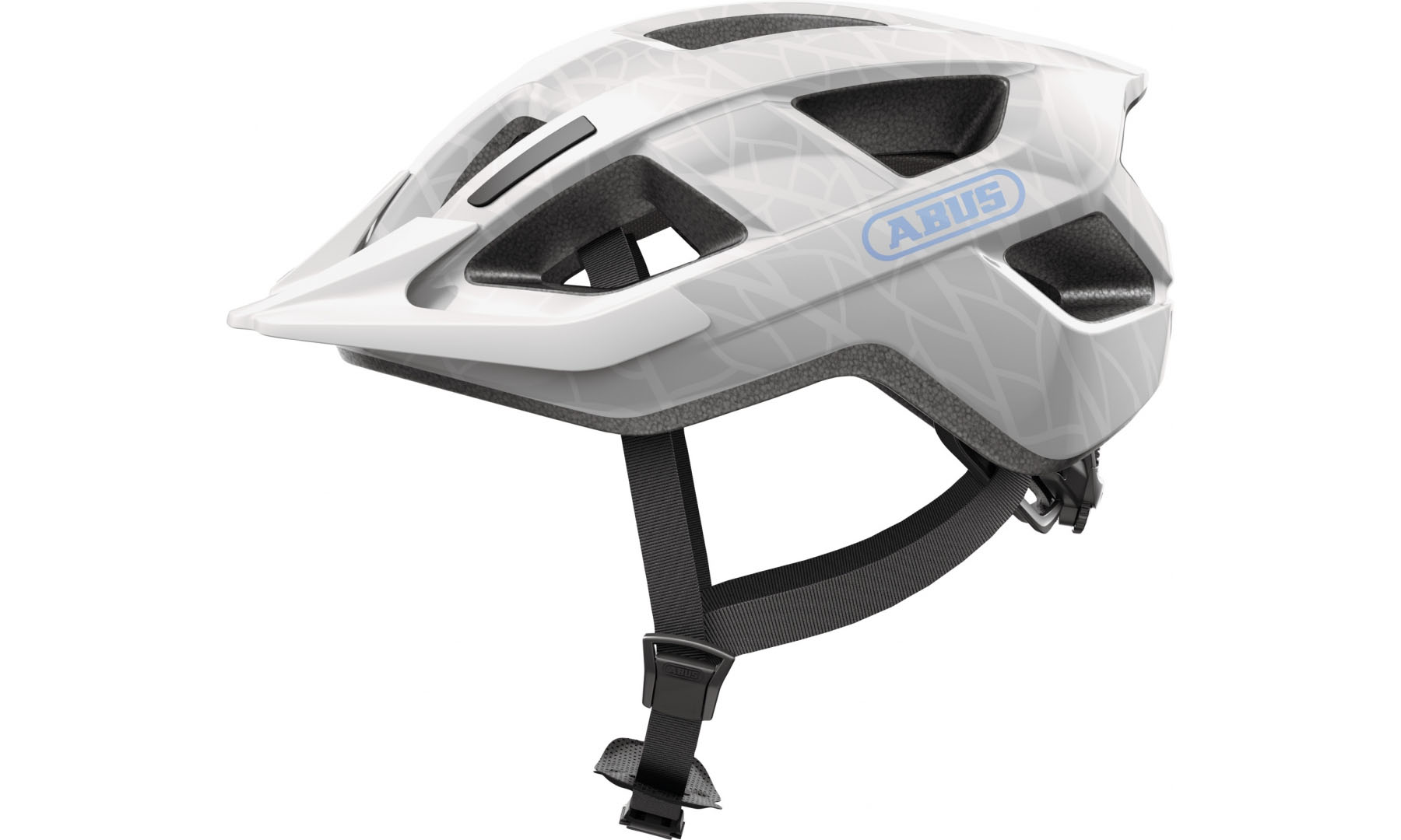 Велошлем ABUS ADURO 3.0 white art, размер M (52-58 см), белый 