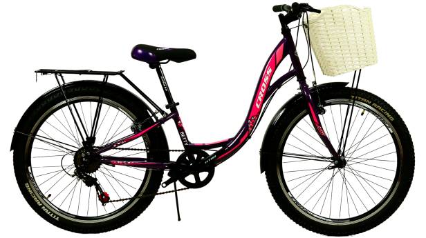 Фотографія Велосипед Cross Betty 24" розмір XXS рама 11" (2023), Фіолетово-рожевий
