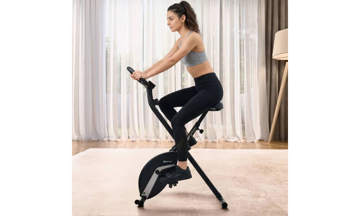 Велотренажер Hop-Sport HS-3020X Quest X-Bike чорно-сірий 9 Велотренажер Hop-Sport HS-3020X Quest X-Bike чорно-сірий 9