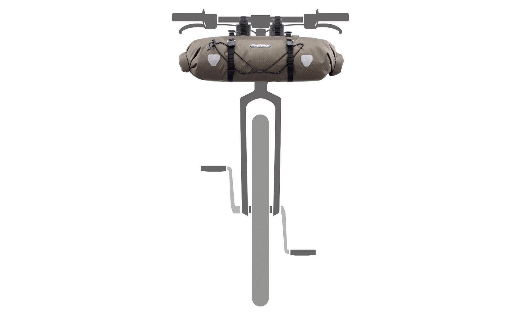 Фотография Гермосумка на руль Ortlieb Handlebar-Pack коричневая 15 л 2