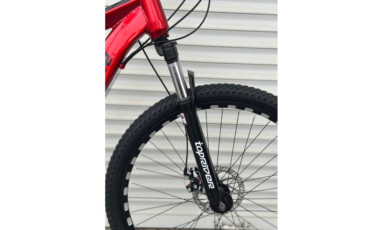 Велосипед Toprider Trail 550 26" розмір S рама 15 2023 Червоний 3