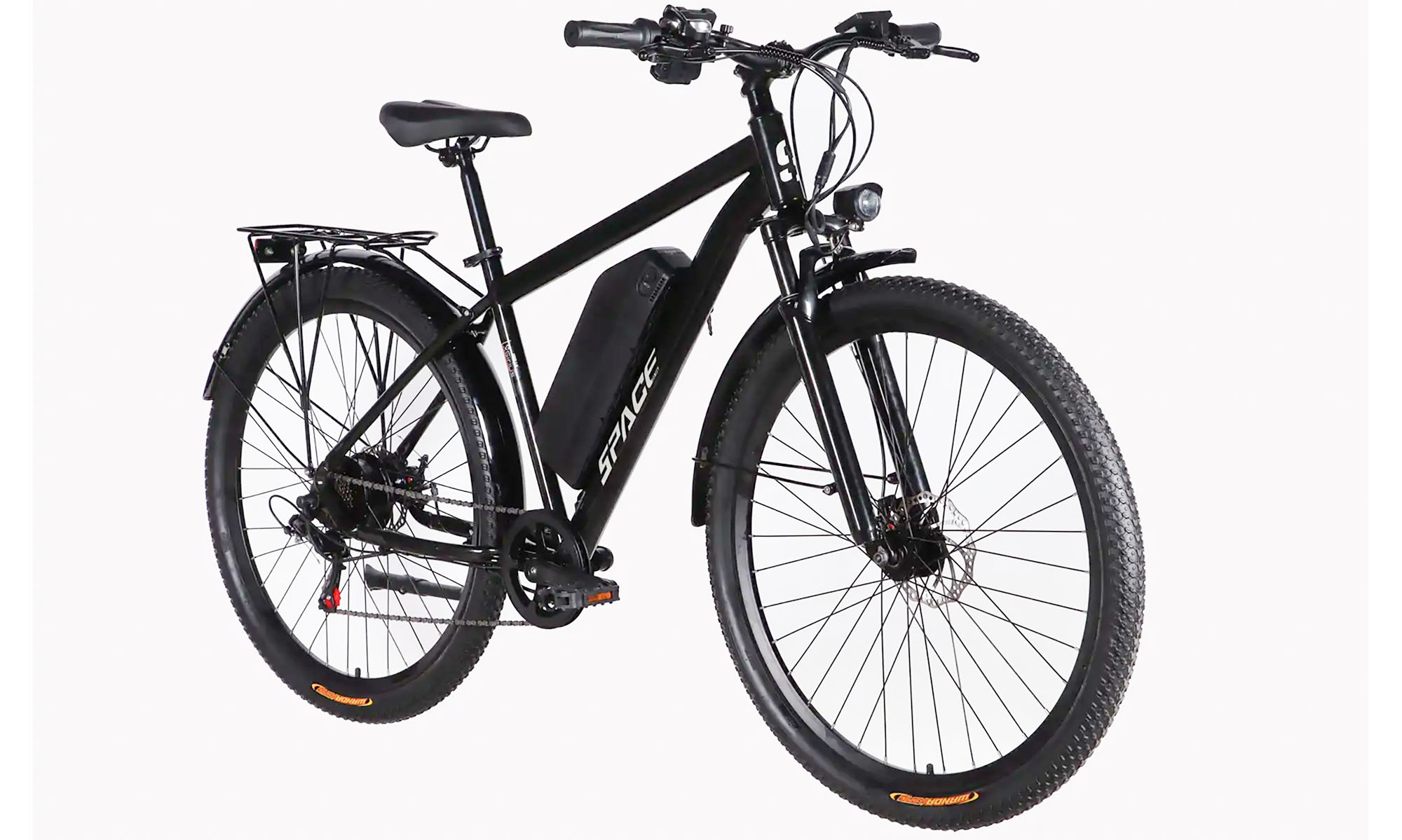 Велосипед с электроприводом SPACE SIRIUS DD FR 29", размер L, рама-19", 48B, 15.6А*ч, 500Вт, год 2026, черный 4