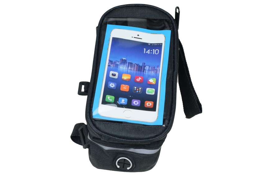 Фотография Сумка Titan с карманом для телефона черная