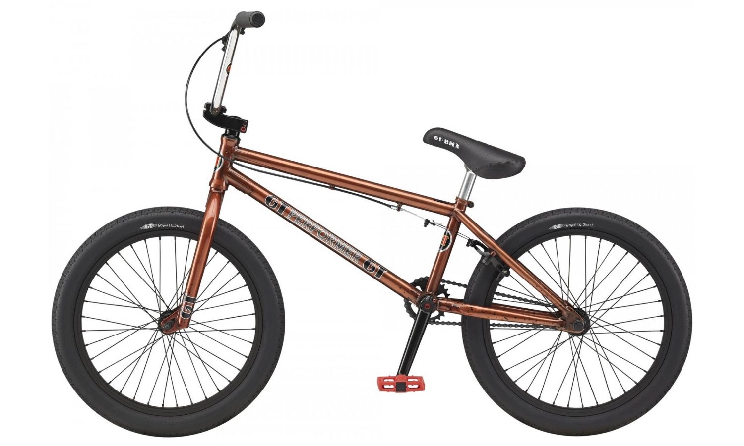 Велосипед GT BMX Performer 20" рама 21" коричневый 9 Велосипед GT BMX Performer 20" рама 21" коричневый 9