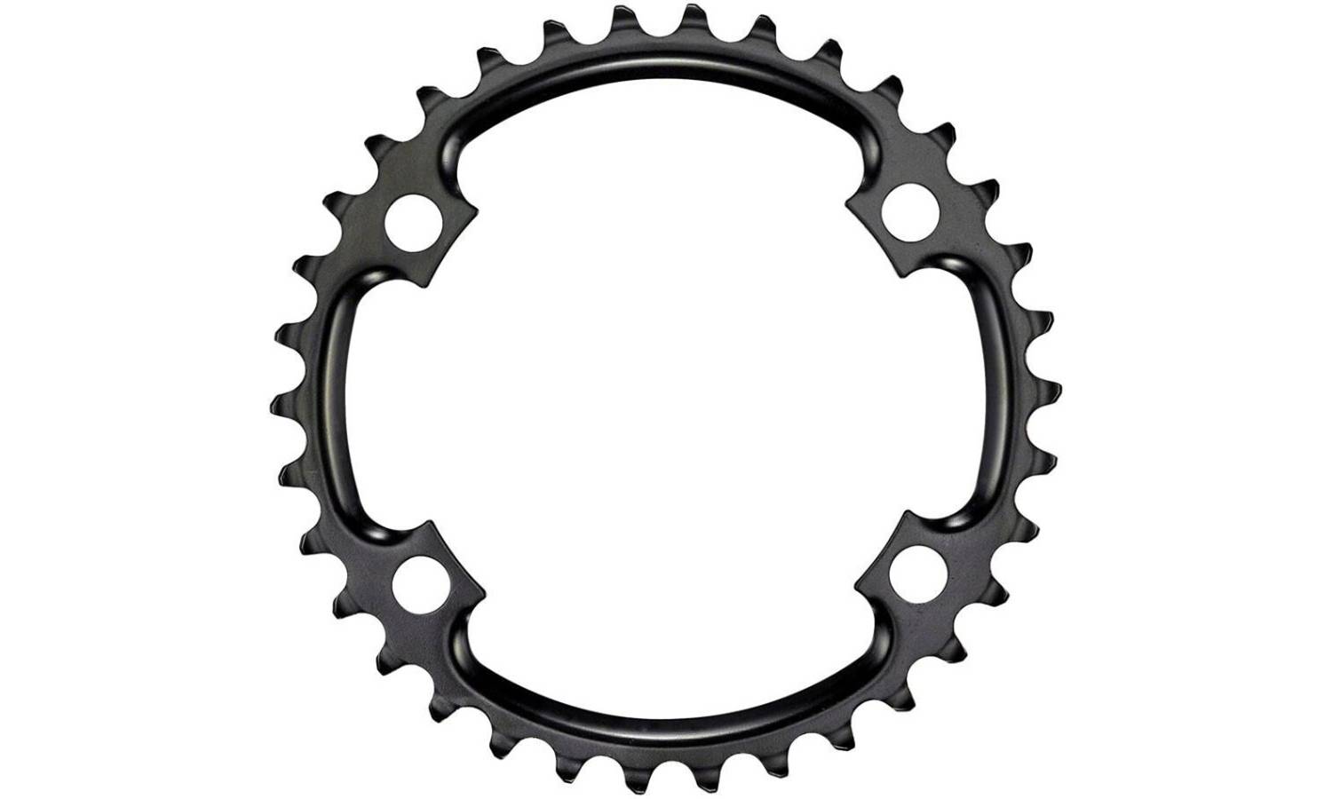 Фотография Звезда SRAM Road Asymmetrical 46T 110 Steel Black (50-34)