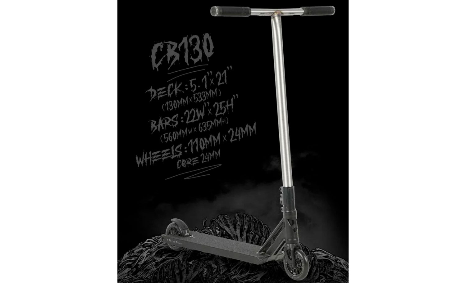 Труковий самокат Triad Cursed 5.5" x 22" 4 Труковий самокат Triad Cursed 5.5" x 22" 4