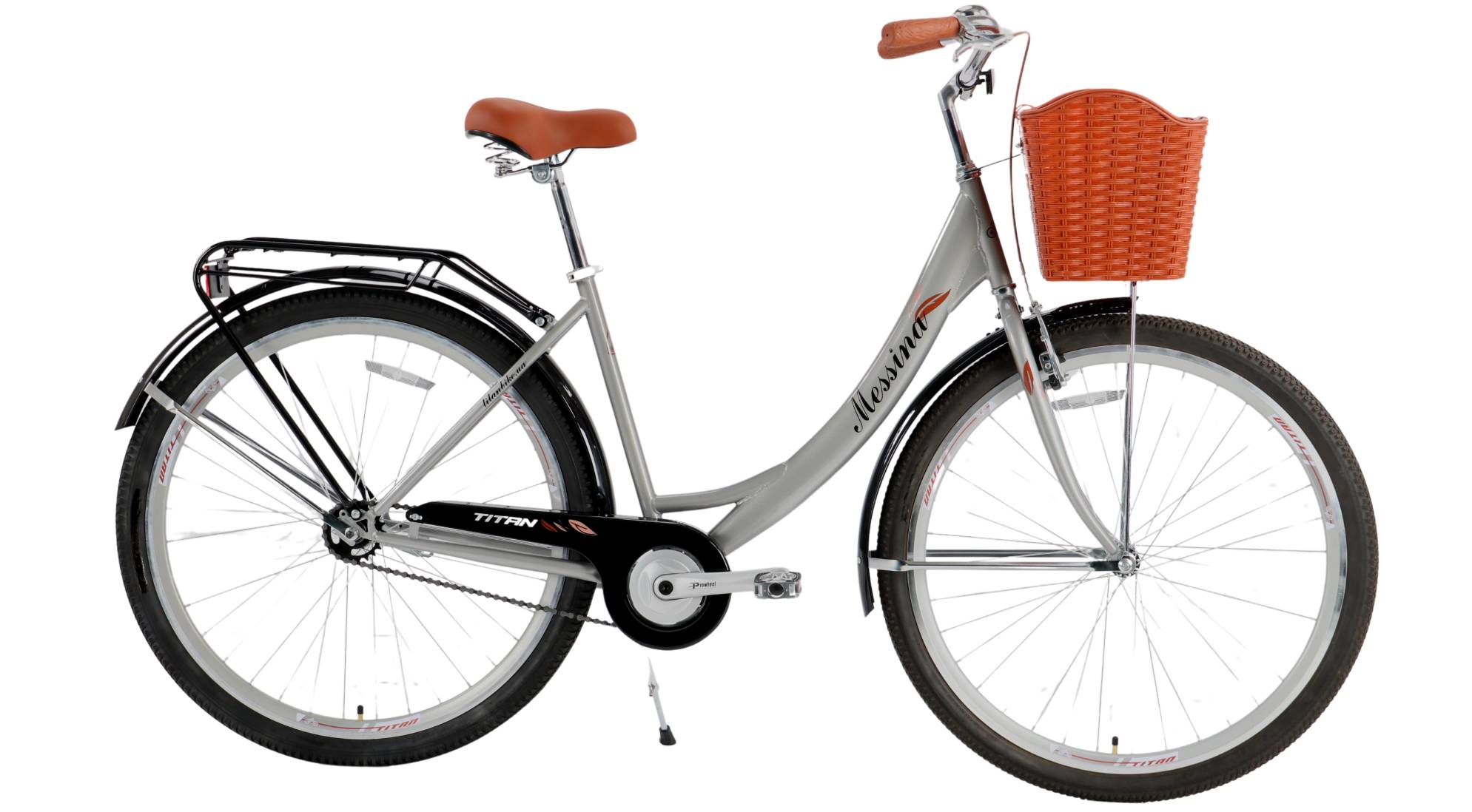Фотографія Велосипед Titan Messina 28" розмір M рама 18" (2024), Сірий