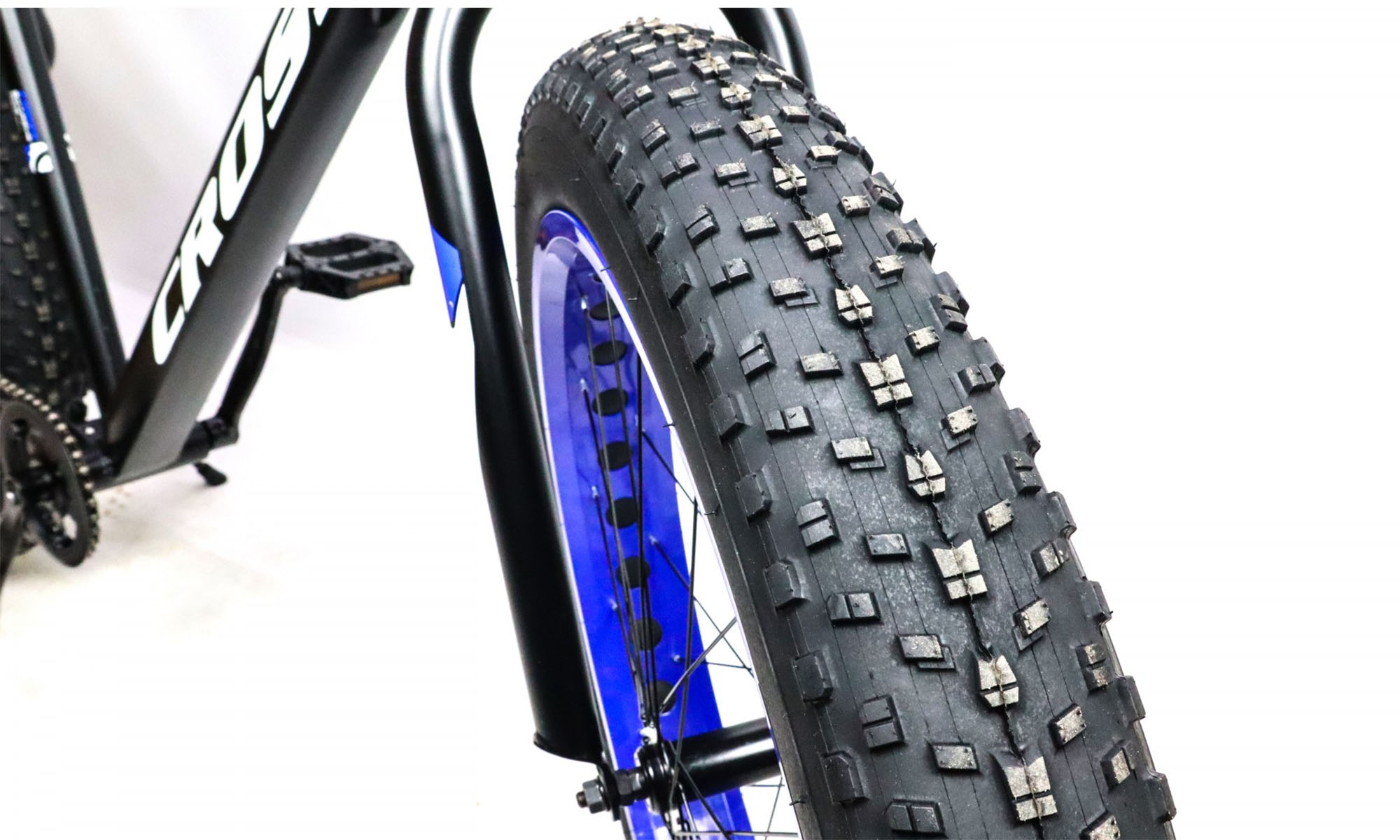 Cross Tank 26 Велосипед, розмір L, кадр 19 ", 2021, чорний синій 2 Cross Tank 26 Велосипед, розмір L, кадр 19 ", 2021, чорний синій 2