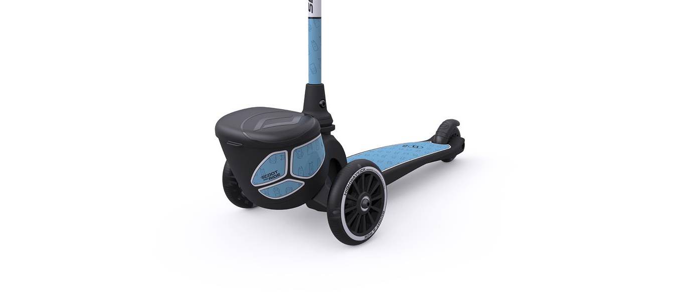 Самокат Scoot and Ride серії Highwaykick-2 зі колісами, що світяться, сталевий, 2+ до 50 кг. 3