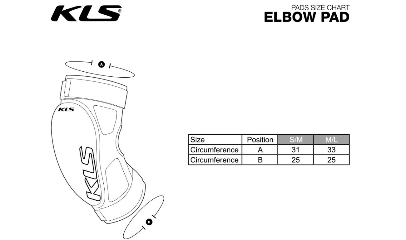 Комплект дитячих наколінників та налокітників KLS Kiter pads L 3