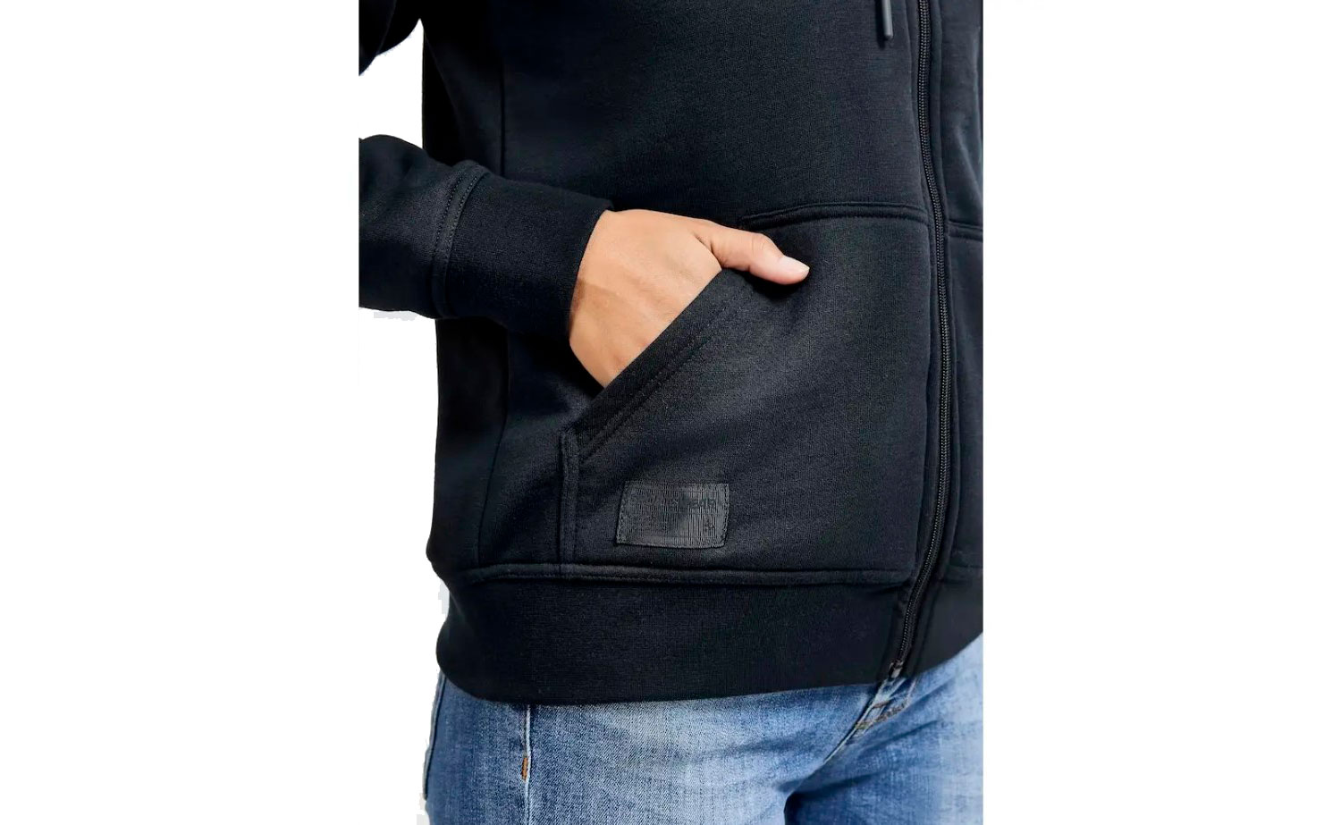 Фотографія Кофта Craft CORE Craft Zip Hood жіноча, розмір S, чорний 4
