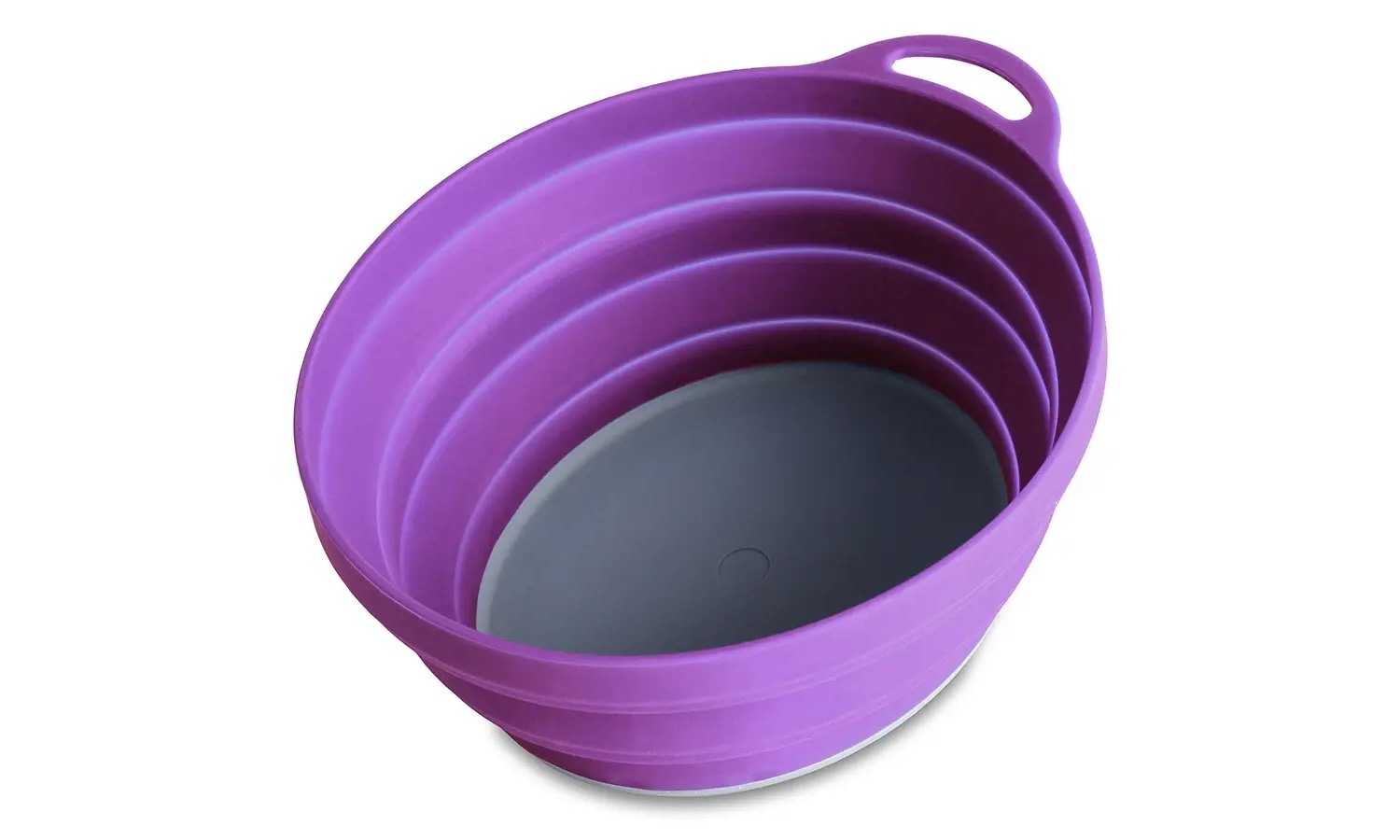 Тарелка складная для пикника Lifeventure Silicone Ellipse Bowl purple 4