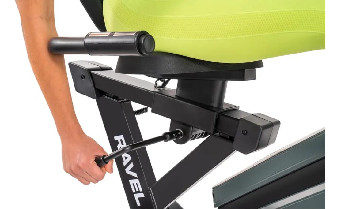 Горизонтальний велотренажер Hop-Sport HS-120L Ravel чорний 4