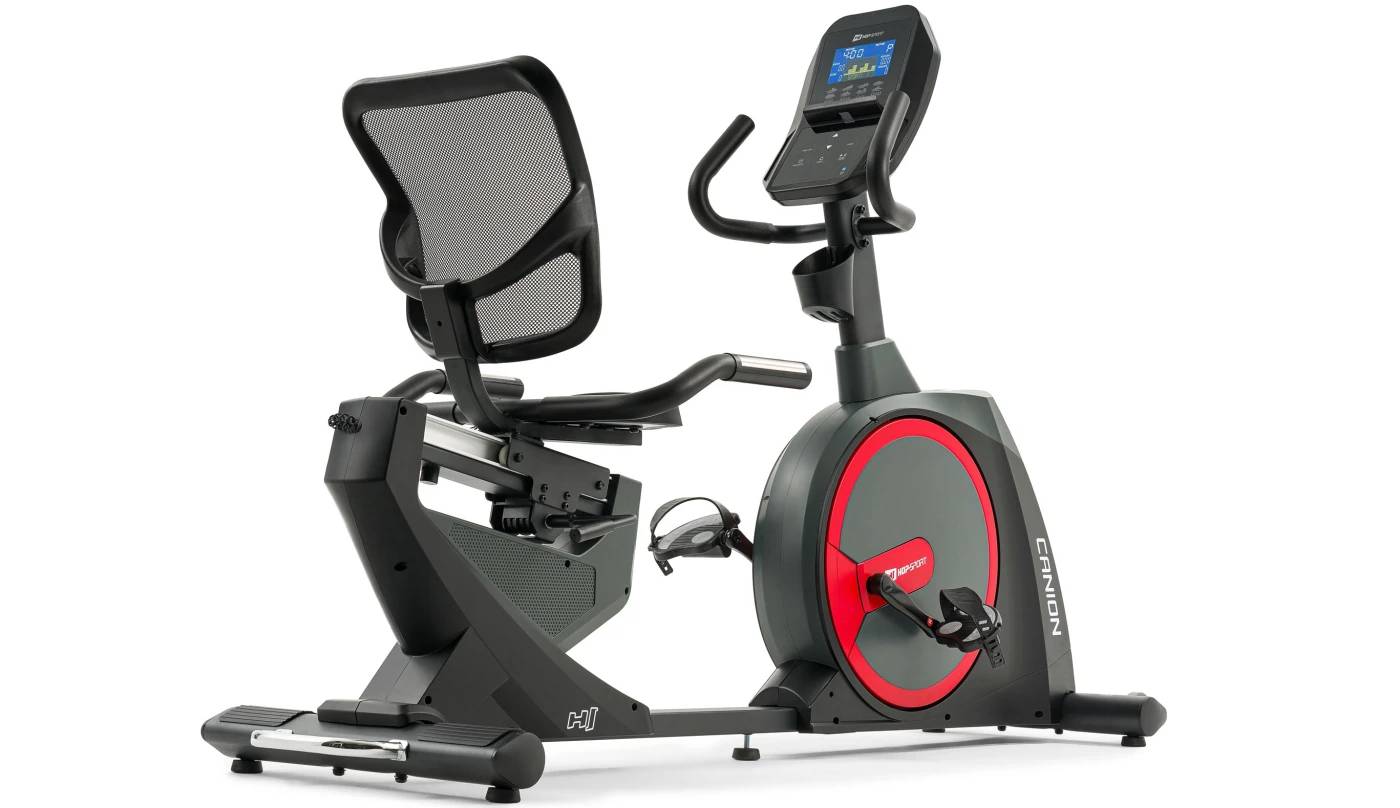 Горизонтальний велотренажер Hop-Sport HS-300L Canion Сірий 9