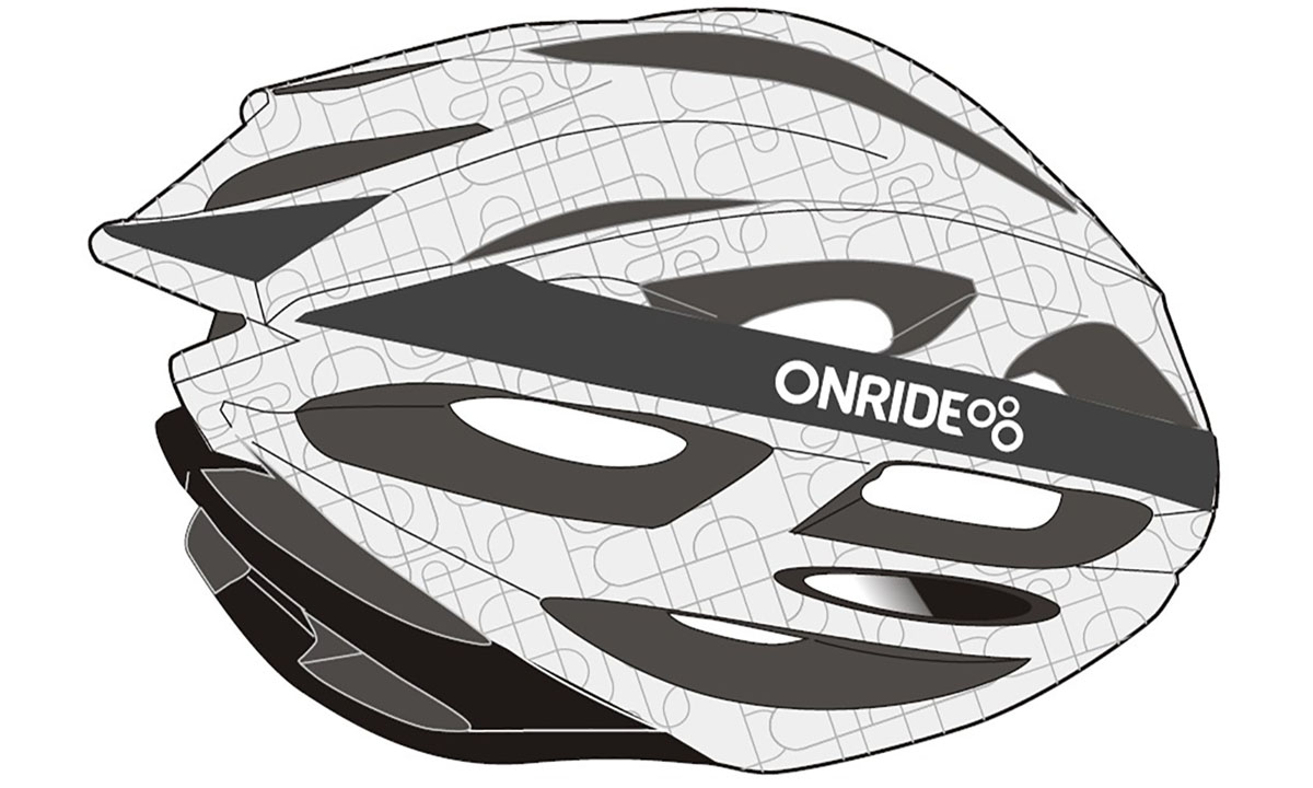 Шлем ONRIDE Grip белый, размер L (58-61 см) 2