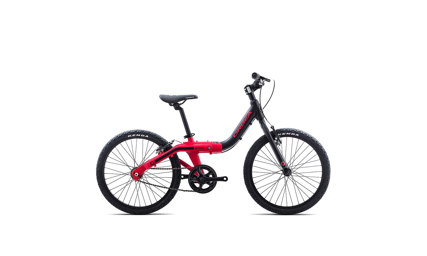 Фотографія Велосипед Orbea GROW 2 1V (2019) 2019 Червоно-чорний