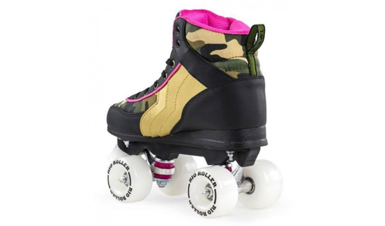 Ролики Rio Roller CAMO LIMITED EDITION, размер 38 Черно-желтый 2